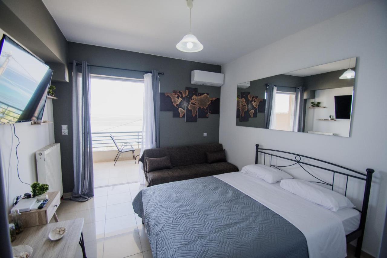 Pavlos Standard Studio With Sea View レティムノ エクステリア 写真